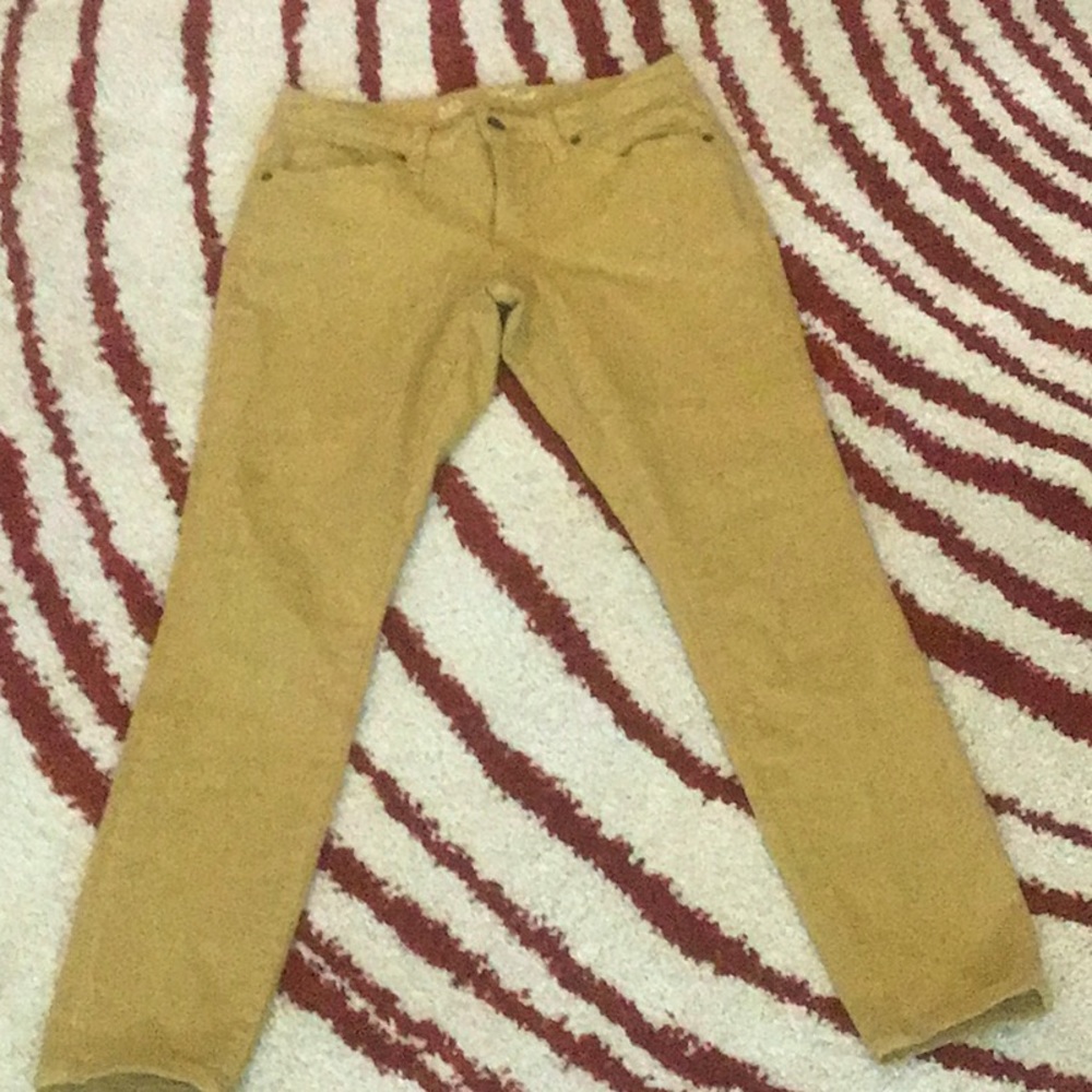 Mustard colored jeans